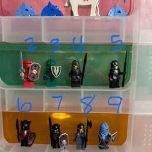 Lego Knights Kingdom 2 Minifig lot of 9 - DISCONTINUED SETS
